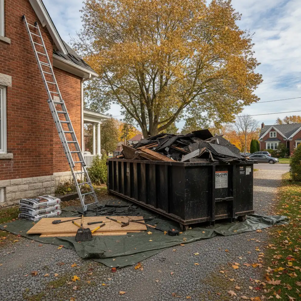 Roofing Debris Bin Rental